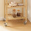 SoBuy Classic Kitchen Trolley Cart 12