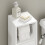 SoBuy Meuble WC blanc 20x20x85 cm 6