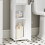 SoBuy Meuble WC blanc 20x20x85 cm 10