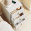 SoBuy White Bedside Table 3 Drawers Wireless Charging 12