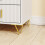 SoBuy White Bedside Table 3 Drawers Wireless Charging 15