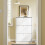 SoBuy FSR215-W Λευκή Ντουλάπα Παπουτσιών 76x18x113cm 6
