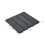 SoBuy Sort Modulær Plastikflise 30x30 cm 3