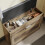 SoBuy Σκαμνί Αποθήκευσης Παπουτσιών Καφέ 75x24x53 cm 11