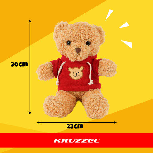 Ursuleț de pluș 30 cm, jucărie moale pentru copii, maro deschis 1