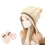 Conjunto de gorro e luvas de tricô feminino com pompom. 4
