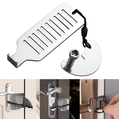 Ståldörrstopp Bärbar säkerhetsdörrstopp 1-pack 1