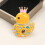 Funkelnde Kristall-Enten-Brosche, Strass-Dekoration,-Blau 6
