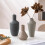 Keramikvasen-Set (3-teilig) – Moderner Landhausstil 3