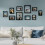 Picture Frames Collage Set Black 10 Pack 4x6 5x7 8x10 3