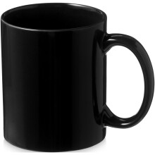 (9.7 x 8.2 cm, Solid Black) Bullet Santos Ceramic Mug