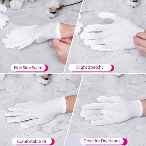 Γάντια κηπουρικής από βαμβάκι Unisex 12 ζευγάρια 2