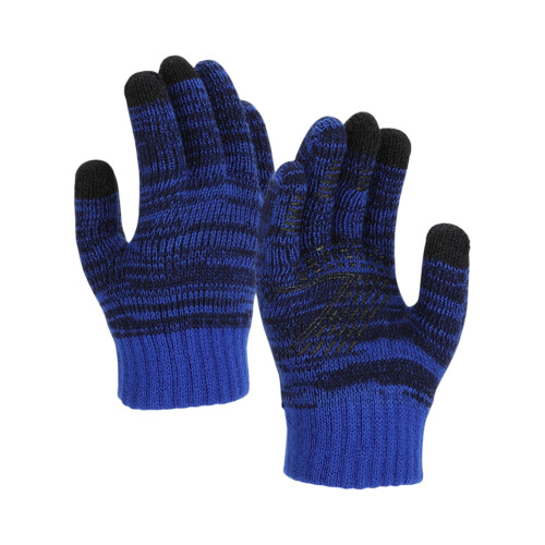 Unisex termiska stickade handskar med sammetsfoder 1