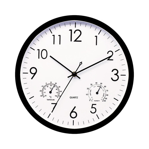 Hengsof Retro Outdoor Wall Clock 16 Inch Waterproof with 1