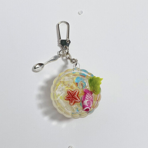 Portable Glowing Aquatic Theme Accessory Miniature Ice-Purple 2