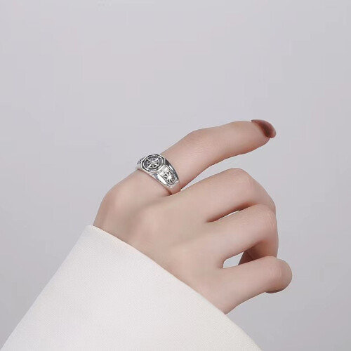 Partyschmuck, verstellbare Ringe, Retro-Stern-Design, 1