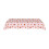 Erdbeerfarbene Papiertischdecke, 54 x 108 Zoll 2