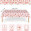 Erdbeerfarbene Papiertischdecke, 54 x 108 Zoll 4