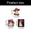 Speelse legering creatieve paddestoelbroche-QHXZ4887 3
