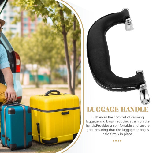 2 stk. sorte udskiftningshåndtag til bagage 2