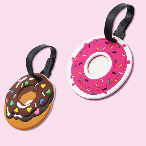 Etichete de bagaje din silicon, pachet de 2, multicolore 1