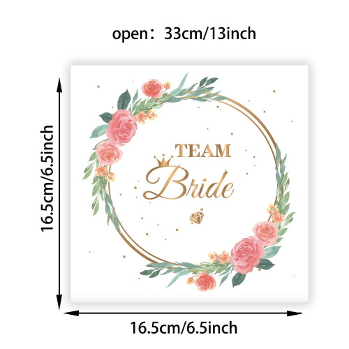 Flower Party Napkins Disposable 20-Pack 2