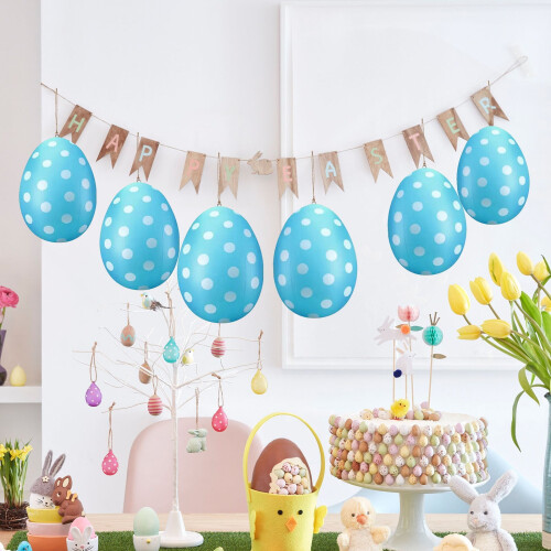 Inflatable Easter Eggs Outdoor Decor PVC 33 x 47 cm 1