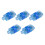 LED-fingerlys 5-pak – 4 farver, elastisk bånd, 2