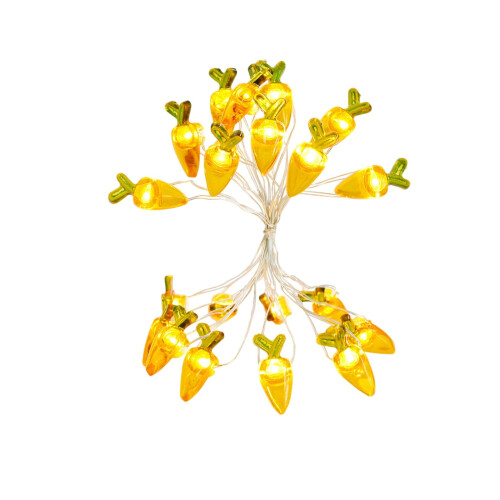 LED-Oster-Karotten-Kupfer-Lichterkette, bunte Lichter 1