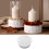 Modieus huis stevige siliconen sleutelhanger mal set 6