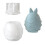 Rabbit Eggs Shape Silicone Mold Storage Box Moulds for-5766B 1