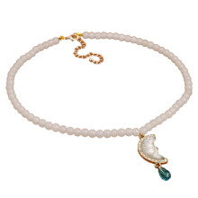 Elegantes Retro-Perlen-Set aus Halskette und bequemen-Halskette