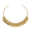 Handcrafted Geometric Design Necklace Featuring-Gold X703 1