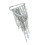 Épingle à franges en alliage à la mode, 5cm de diamètre,-1436 1