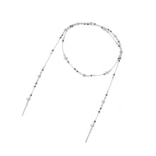 Modieuze gelaagde ketting voor dames,-03 wit k 7497