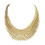 Collier à pompons géométriques à 16 nuances, réglable-Or X707 1