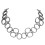 Collier de conception géométrique fabriqué à la main-Argent X704 1