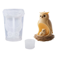 Moule en Silicone hibou mère et bébé, démoulage facile,