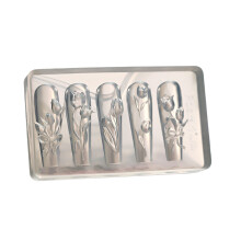 Silicone Nail Embellishment Molds Tulips Shape Small Accessories