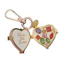 Lovely Keychain With Sparkling Zircon Stones And Bowknot Charm