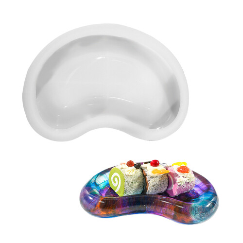 Pea Shape Silicone Decorative Plate Mold Handmade Molds Perfect