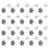 20pcs Silver And Black Pin Holders With Strong Fixing-8mm 1