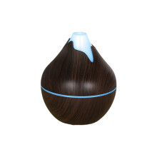 200 Ml Aromatherapie-Diffusor für Ätherische Öle. Ultraschall-Luftbefeuchter in Holzoptik mit 7-Farbiger LED-Beleuchtung A
