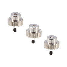 3PCS 3.175 mm Welle Metallritzel Motorgetriebe 32DP 48DP 64DP M0.6 M0.8 für 1/10 1/8 RC Car 3650 3660.23t