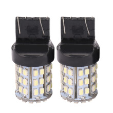 2 ampoules LED T20 7440 7443 64 SMD blanches 6000K pour feux de recul et de freinage 12V