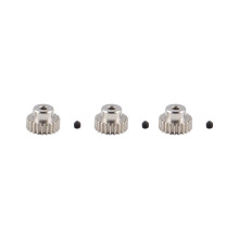 3PCS 3.175 mm Welle Metallritzel Motorgetriebe 32DP 48DP 64DP M0.6 M0.8 für 1/10 1/8 RC Car 3650 3660.22t