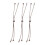 Fermoirs coulissants-couleur acier style serpent rond1 1