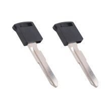 2X Clé d'urgence à distance intelligente, lame vierge non taillée, insert Pg543K pour Suzuki Sx-4 Gr