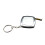 Stalen sleutelhanger meetlint 2m 1