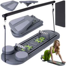 Pilates-Brett mit Griffen, 97 x 35 cm, Heimfitness